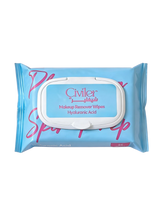 3-in-1 Makeup Remover Wipes (Hyaluronic Acid)