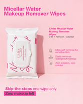 2-in-1 Makeup Remover Wipes (Micellar Water)