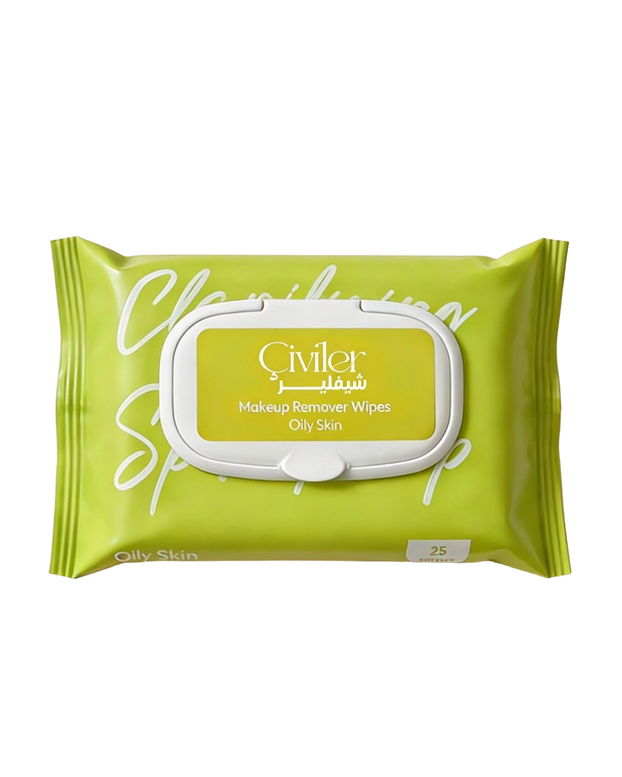 2-in-1 Makeup Remover Wipes (Oily skin)