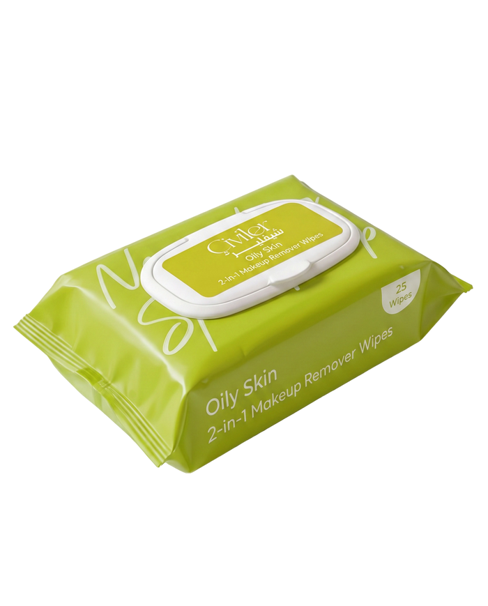 2-in-1 Makeup Remover Wipes (Oily skin)