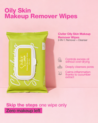 2-in-1 Makeup Remover Wipes (Oily skin)